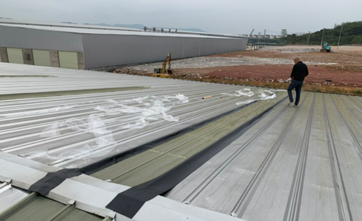 台山厂房屋面防水维修案例